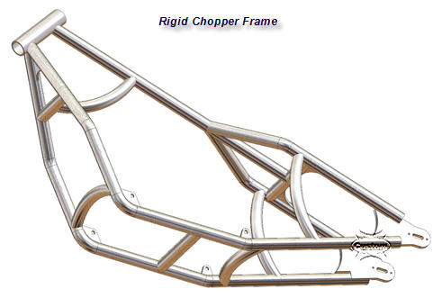Custom Wheeles on Additional Technical Details Of The Rigid  Chopper Frame  Plans