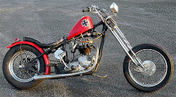 triumph bonneville chopper