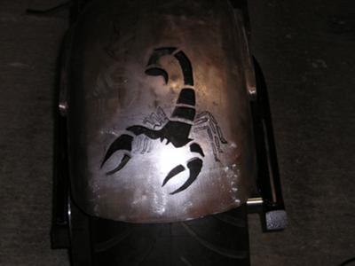 custom rear fender