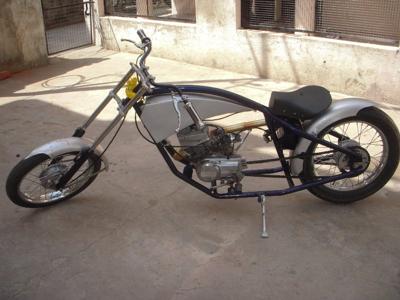 This is my chopper It's a Yamaha rx100 motorcycle ENGINE