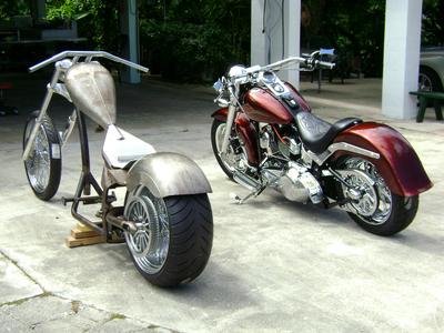 2007 fatboy and project chopper