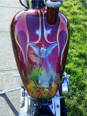 Custom Painted Gas Tank