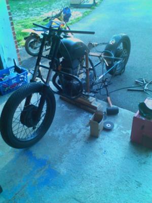 1981 kz 250 Bobber