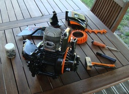 mini chopper engine