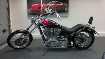 Softail cheap custom chopper