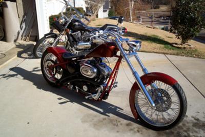 custom rigid sportster chopper