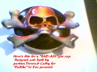 skull gas cap