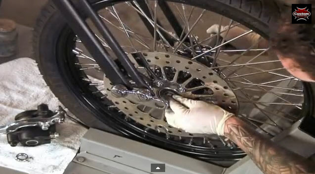 front wheel installation