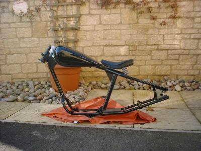 Rebuilt Old School Bobber Frame