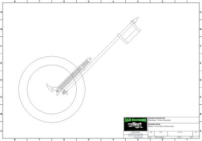 Inverted Springer Forks CAD Drawing