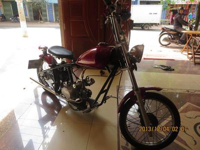 100cc Honda Red Chopper