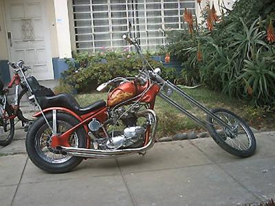 650 cc Triumph Bonneville Chopper