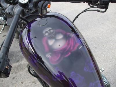 airbrushed vulcan gas tank