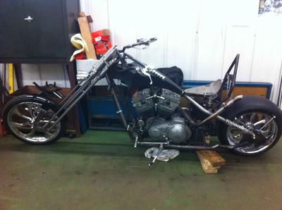 Softail Chopper Build Complete!