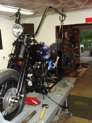 1957 Panhead Harley