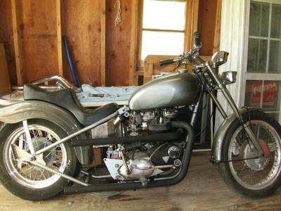 Tiger shop chopper bobber