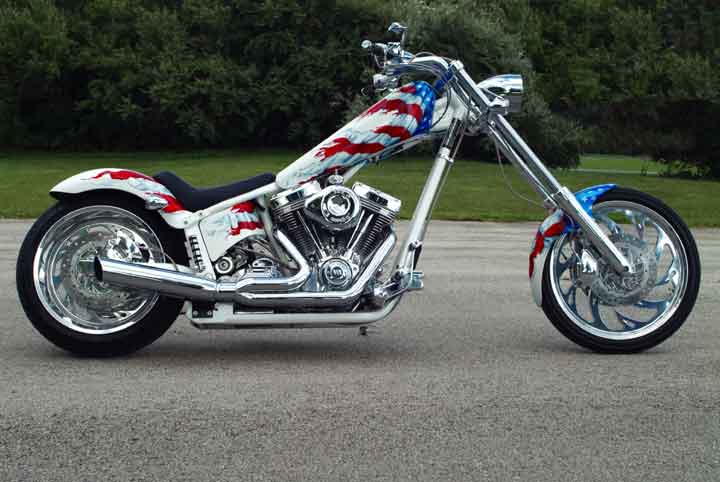 American Flag Chopper