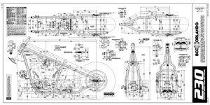 230 rigid chopper frame plans