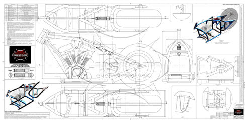 Rigid chopper frame Rigid chopper frame