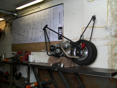 rigid frame on the lift