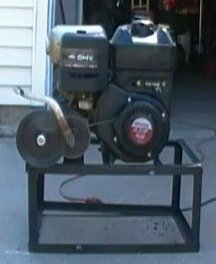 kick starter system and engine