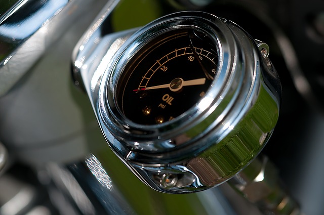 Motorcycle Oil Pressure Gauge
