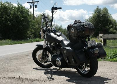 Old No. 7 Jack Daniels Themed Harley Davidson